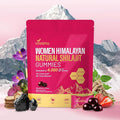 Shilajit for Women Gummies, micronutrient Supplement, Pure Himalayan Shilajitn, Contains Tongkat Ali, Ashwagandhaa, Turmeric, Saffron for hormonal Balance & Energy | Strawberry Flavor (60 Gummies)