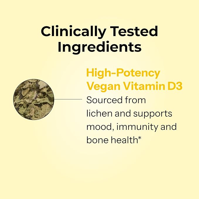 HUM Here Comes The Sun Immune Support Supplement with Vitamin D Supplements for Women and Men for a Healthy Immune System, D3 Vitamin Supports Bone Health, 30 Capsules