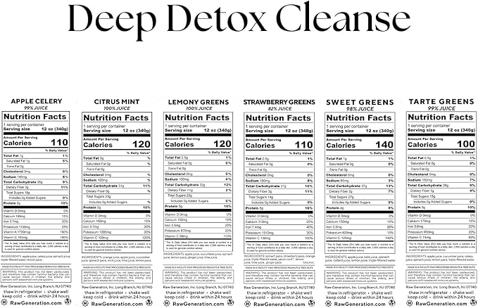 Raw Generation 3-Day Detox Cleanse – 23% Less Sugar Than Other Cleanses | Detox Your Body | Reset Your Diet & Support Weight Loss | Improved Energy | Clearer Skin | Improved Gut Health