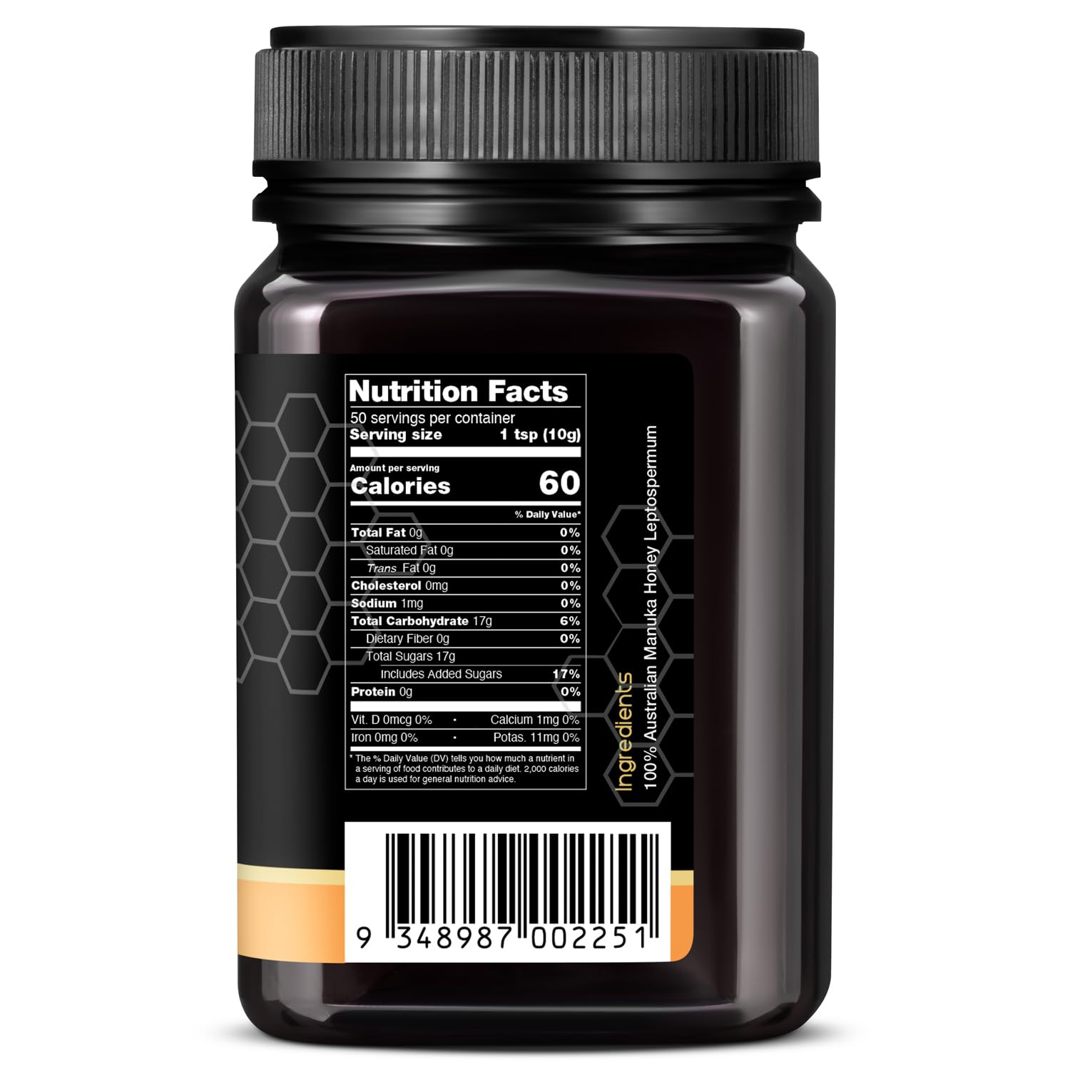 Nature’s Gold Raw Manuka Honey, MGO 829+ | Authentic MGO, Australian Honey, Non-GMO, 100% Pure Genuine Traceable from Hive to Home