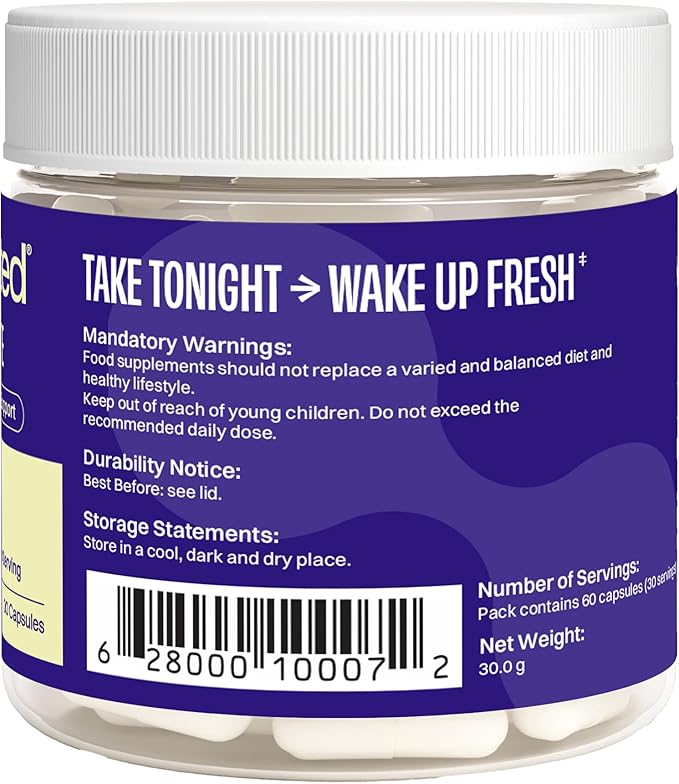 No Days Wasted DHM Detox, 60 Capsules (30 Servings) - Jar - Take During Evening for Better Next Day and Recovery