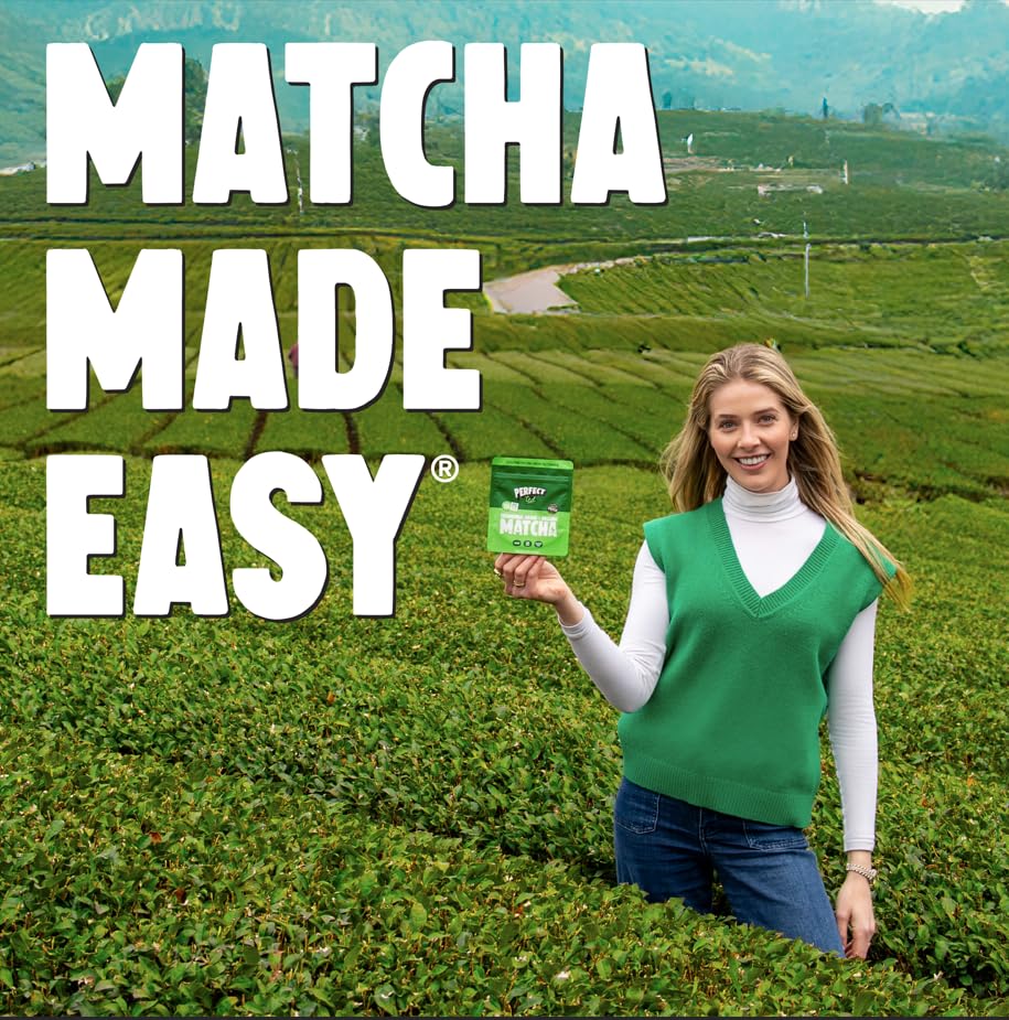 Perfect Ted Powder | Organic Matcha 30g | Organic Ceremonial Grade Matcha | Japanese Matcha Tea Powder | Matcha Fuel | (30 Servings)