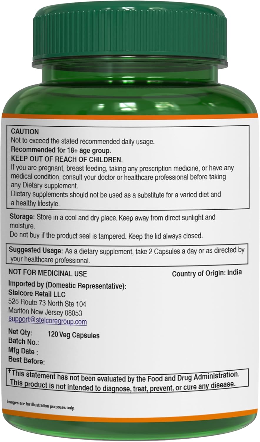 Pure Nutrition Amla Extract 1000mg. (Equivalent to 8000mg Amla Fruit Powder) Non GMO | 120 Veg Caps.