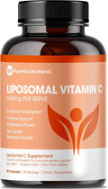 Pure Micronutrients Pure Liposomal Vitamin C - 1400mg Per Serve Supplement - 90 Capsules - High Absorption VIT C Ascorbic Acid Pills