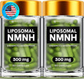 Liposomal NMNH Supplement 300mg – Boosts NAD Anti-Aging, Energy & Focus – NMM Capsules Alternative to for Cellular Vitality – Third-Party Tested, 120 Vegan Capsules | 2 Packs