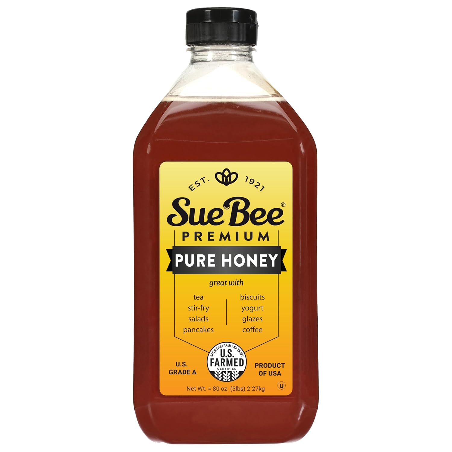 Sue Bee Pure Premium Honey From USA Beekeepers, 80 oz
