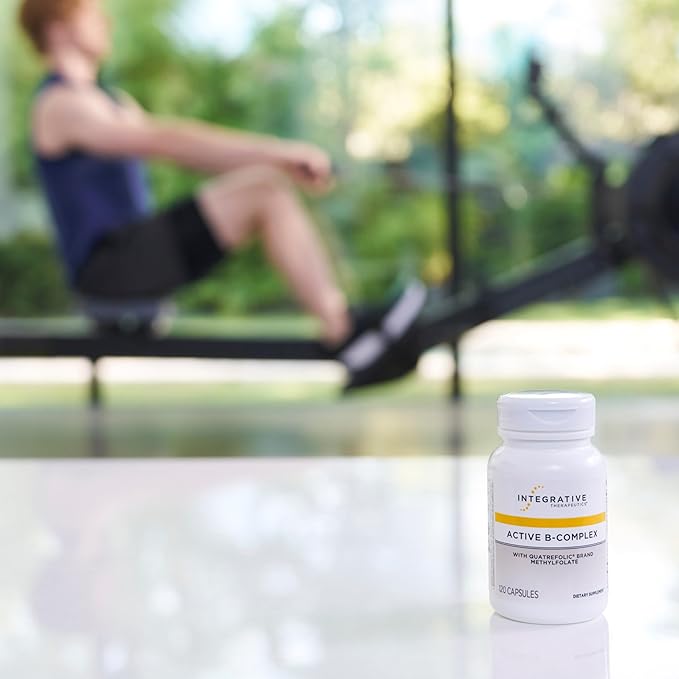 Integrative Therapeutics Active B-Complex - Cellular Energy, Immune Function & Heart Health Support with Vitamins B2, B6 & B12* - Made for Busy Lifestyles - Gluten-Free - 120 Capsules (60 Servings)