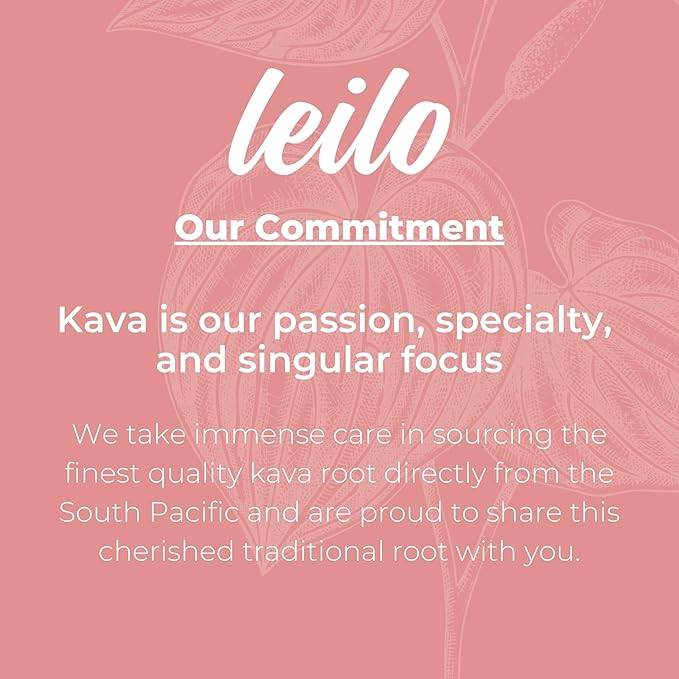 LEILO | Kava Powered Sparkling Relaxation Drink | Raspberry Hibiscus - Non-ALC Calming Beverage | 12 fl oz Cans (Pack of 12)