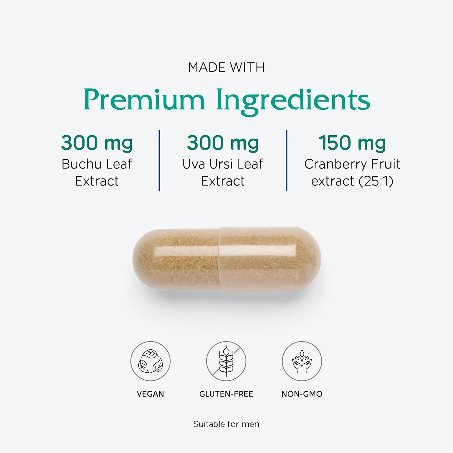 Vitanica Cranstat Extra, Urinary Tract Support, Vegan, 60 Capsules