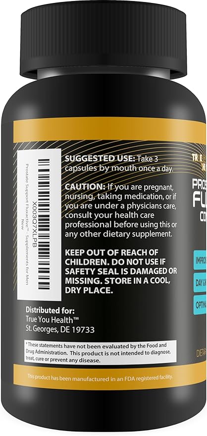 Prostate Support Fluxactive Complete Pro - Premium Prostate Formula with Panax Ginseng – Promote T Prostate Health for Men’s Health & Wellness - Aid Blood Flow & Stamina - Prostate Supplements for Men