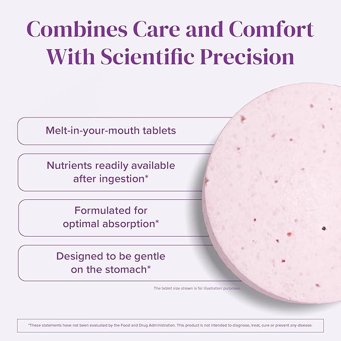 BariMelts Vitamin B12 Plus, 90 Fast-Dissolving Tablets (3-Month Supply), Sugar-Free Bariatric Vitamins for Women, Includes B12, B6, Folate and Biotin, Natural Cherry Flavor