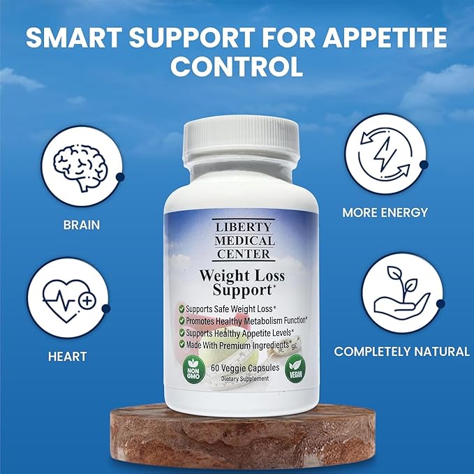 Doctor Recommended Healthy Weight Loss Supplement | Vegan, Non-GMO, Gluten Free | Supports Healthy Appetite Levels | Burn Fat Naturally | Fat Burner for Women and Men | 60 Count