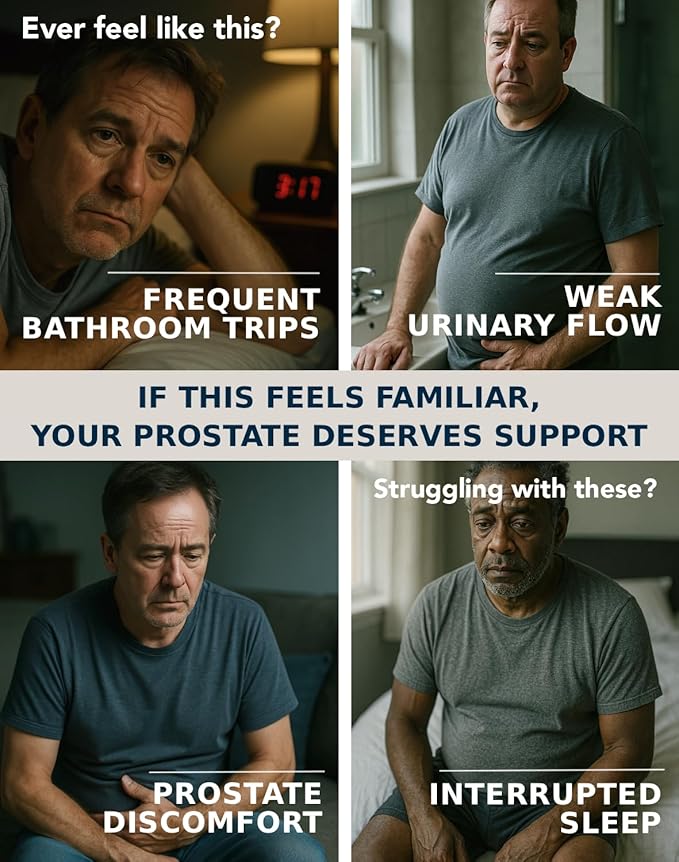 Saw Palmetto for Men - Prostate Health Supplements - Urinary and Prostate Supplement Support Antioxidant - Mushroom Blend Turmeric - 90 Capsules 45 Day Supply