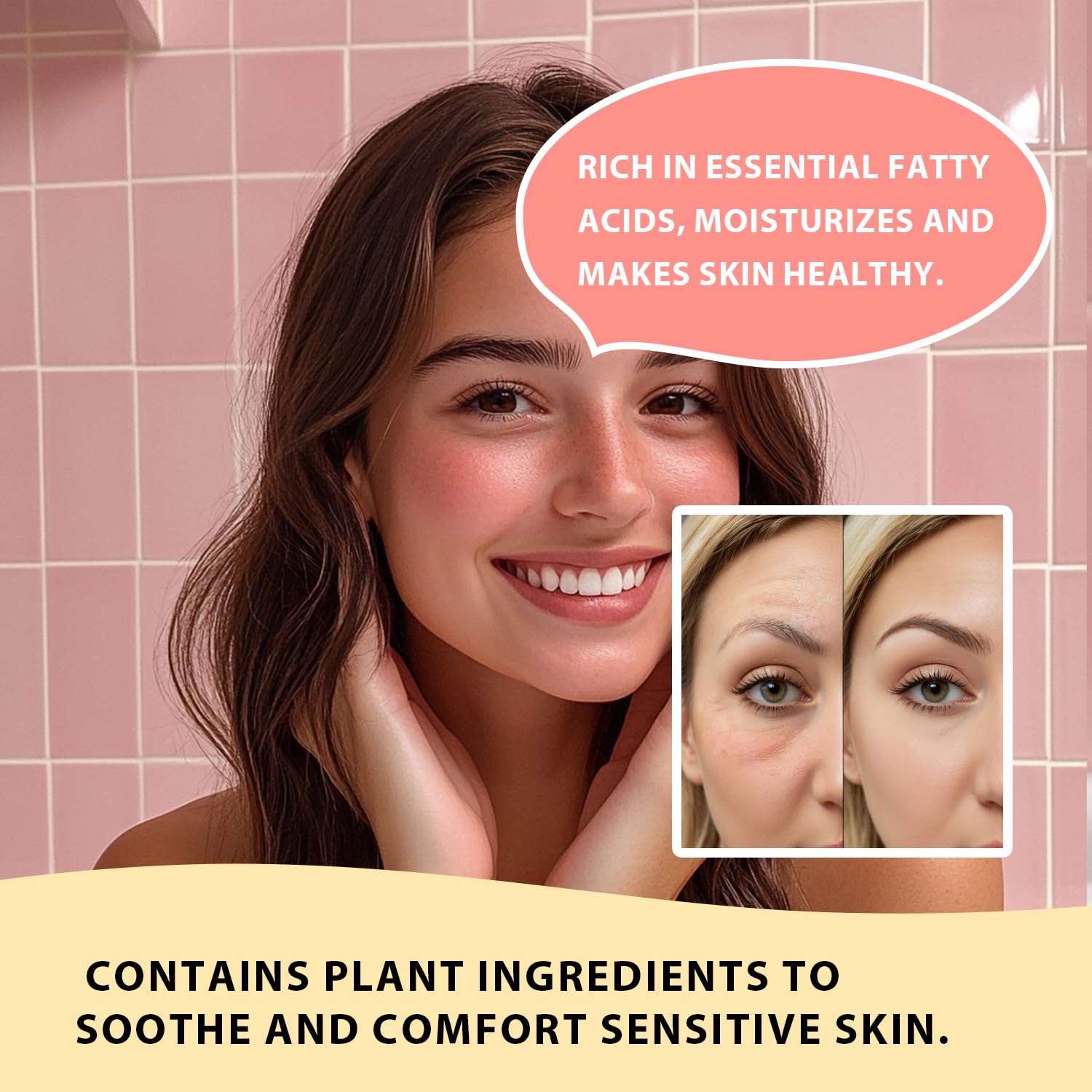 Beef Tallow for Skin, Beef Tallow for Face| Natural Grass-Fed Beef Tallow Moisturizer | Deep Hydration with Organic Raw Wild Honey & Beeswax | Face & Body Formula | Lightly Scented