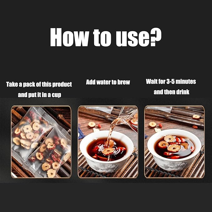 Kidney Tea Formula Ginseng Six/Five Treasure Tea, Te Renal Chino, Te De RiñOnes Sadulable, Organic Cleanse Eight Treasure Healthy Kidney Cleansing for Men Women(50bag/5boxes)