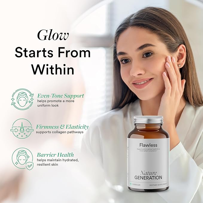 Organic Vegan Collagen Builder - Vitamin C, Trans-Resveratrol and Astaxanthin Supplement for Whole Body Collagen Support - Skin Elasticity, Hydration & Radiance - 60 Capsules