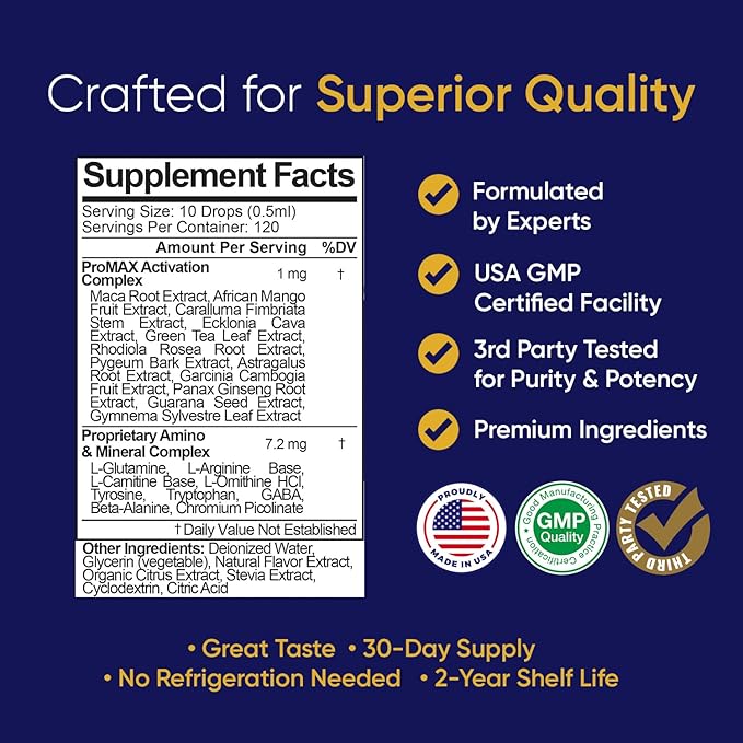 Complex ProMAX Premium Diet Drops 2 oz (2 Bottle Pack) - 60 Day Supply