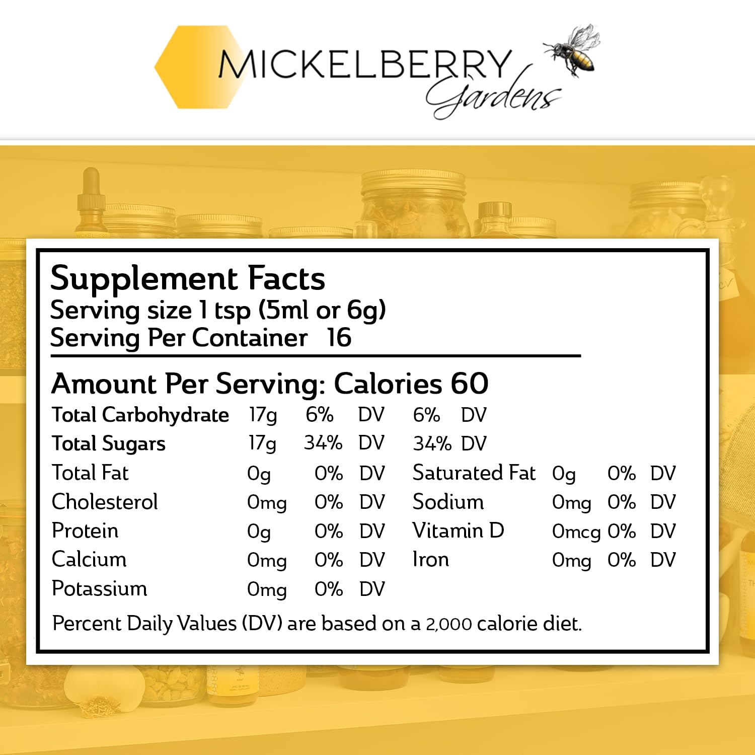 Raw Wildflower Honey - Pure, Unadulterated, Clean, Grade A Strained Honey from the Pacific Northwest (12 ounces)