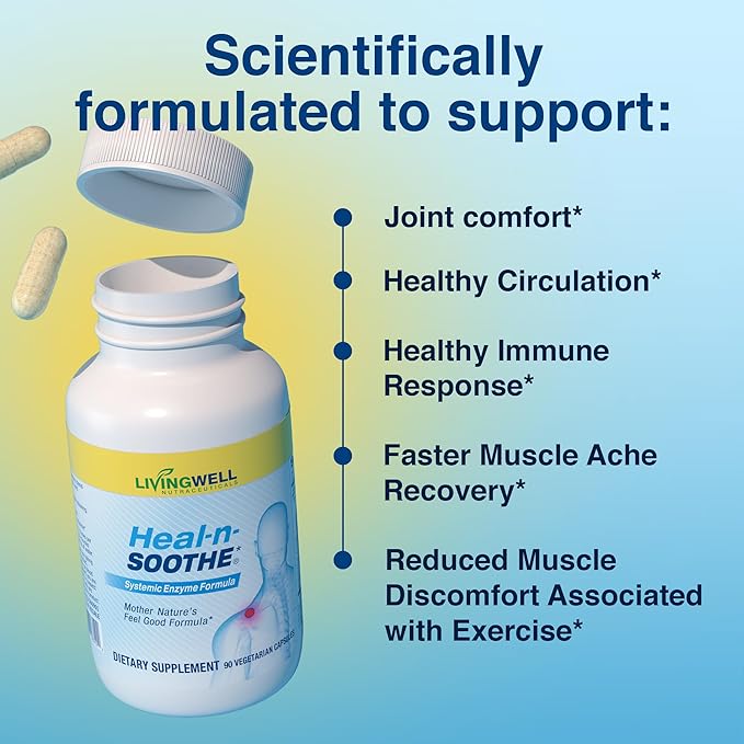 HEAL-N-SOOTHE Joint Support & My Daily Collagen Bundle - Joint Support with Glucosamine, Chondroitin, Boswellia, Turmeric, Ginger, Collagen Peptides, Vitamin C & Fortigel for Joint & Muscle Health