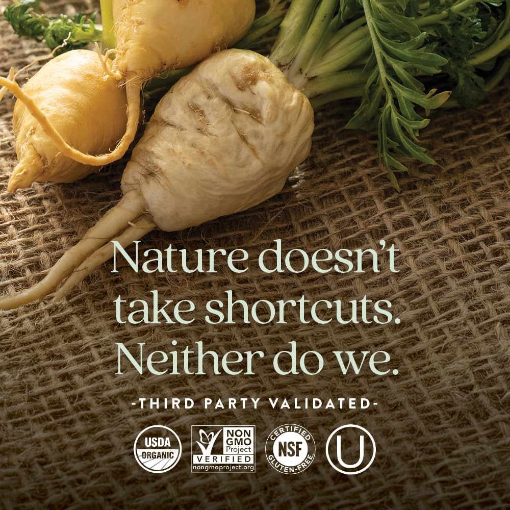 New Chapter Vitamin B Complex, Fermented Vitamin B Complex, USDA Organic, ONE Daily for Cellular Energy + Brain + Beauty, 100% Vegan, Gluten-Free - 60 Count