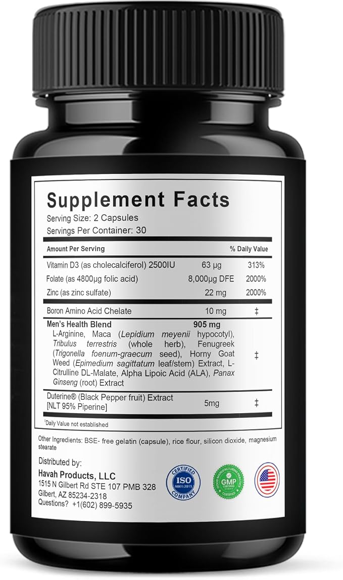 BLUE VIBE Garaherb Pro Premium Performance Capsules, Garaherb Advanced Health and Performance Supplement Pills, Garaherbs Daily Health Support and Overall Energy Formula (5 Pack - 300 Capsules)