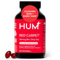 HUM Red Carpet - Skin & Hair Supplement - Black Currant Seed Oil for Glowing Skin & Strong Thicker Hair with Vitamin E & Omegas 3/6 - Hair Growth Vitamins for Women (60-Count)