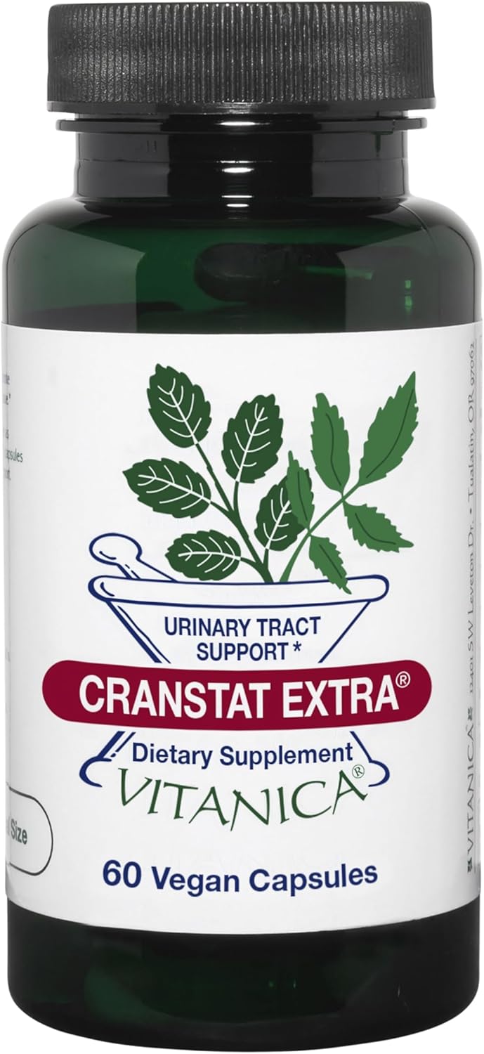 Vitanica Cranstat Extra, Urinary Tract Support, Vegan, 60 Capsules