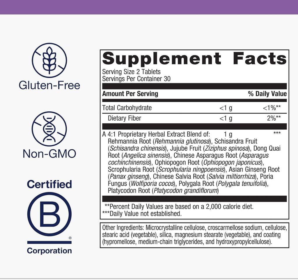 Metagenics Serenagen, Traditional Herbal Stress Management Formula with Asian Ginseng Root to Help Adjust to Stressful Environmental Challenges - 60 Tablets