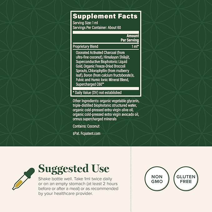 Global Healing Center - MicroSomal Toxin Binder - Detox Support - 2 Fl Oz