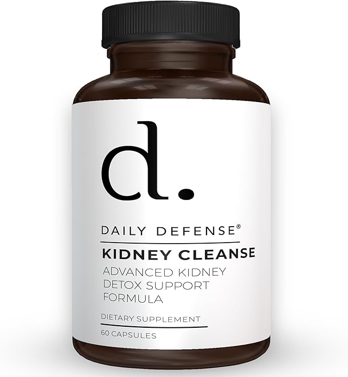 Kidney Support Supplement Kidney Cleanse & Detox Vitamins with Chanca Piedra, Astragalus Root, Cranberry Extract, Stinging Nettle Leaf, Horsetail Powder, Juniper Berry & More - 60 Caps