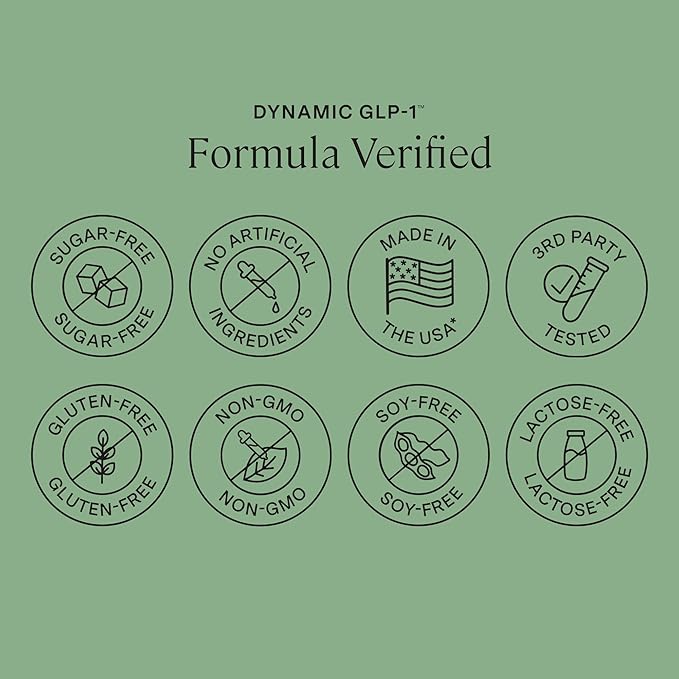 Stonehenge Health Dynamic GLP-1 Weight Management Supplement for Women and Men, 550mg Berberine, Akkermansia, Supports Appetite Regulation, Metabolic Wellness, Gut Health, Vegan, Non-GMO - 60 Veg Caps