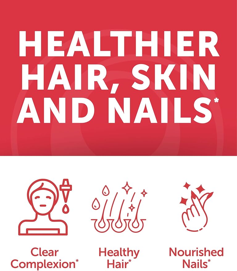 Lunakai USA Made Biotin Gummies 5000mcg with Vitamin C & E - Delicious Hair Skin Nails Vitamins for Women, Non-GMO, Hair Growth Supplement, 60 Ct