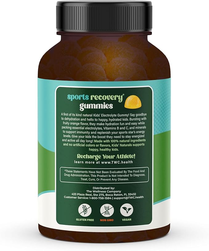 Kids Naturals Sport Recovery Gummies – Daily Wellness Support | 60ct (1 Month Supply)