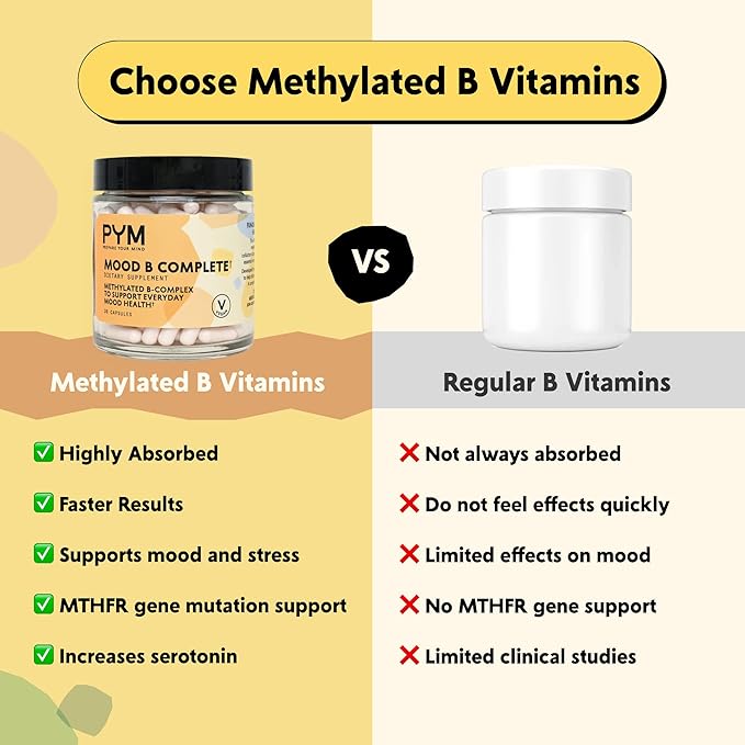 PYM Health Attention Chews + Mood B Complete