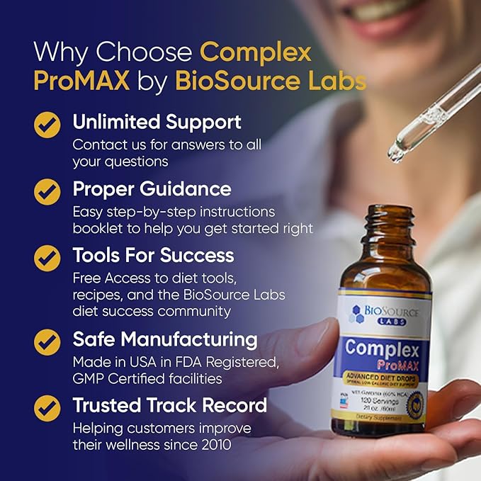 Complex ProMAX Premium Diet Drops (1 x 2 oz Bottle)