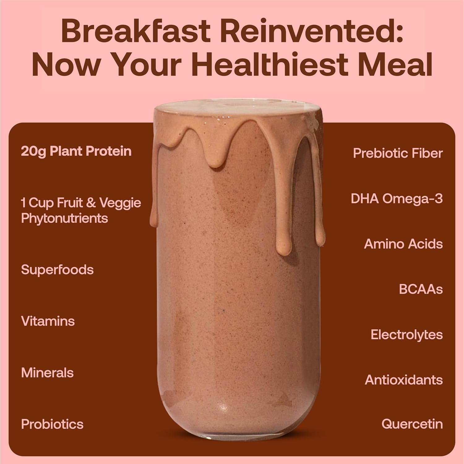 Happy Viking Variety Pack Plant Protein Powder, Created by Venus Williams, 20G Protein, Low Carb, Keto, Vegan, Gluten-Free, Non-GMO, Superfoods, Complete Meal Replacement, 8 Single Serve Packs