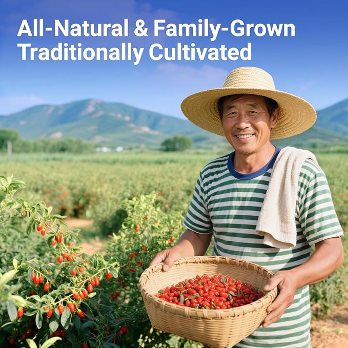 Ginseng Five Treasures Tea - 30 Bags, Caffeine-Free, Pure Herbal Blend with 8 Traditional Chinese Herbs Kidney Tea, Gentle Energy & Focus for Men and Women