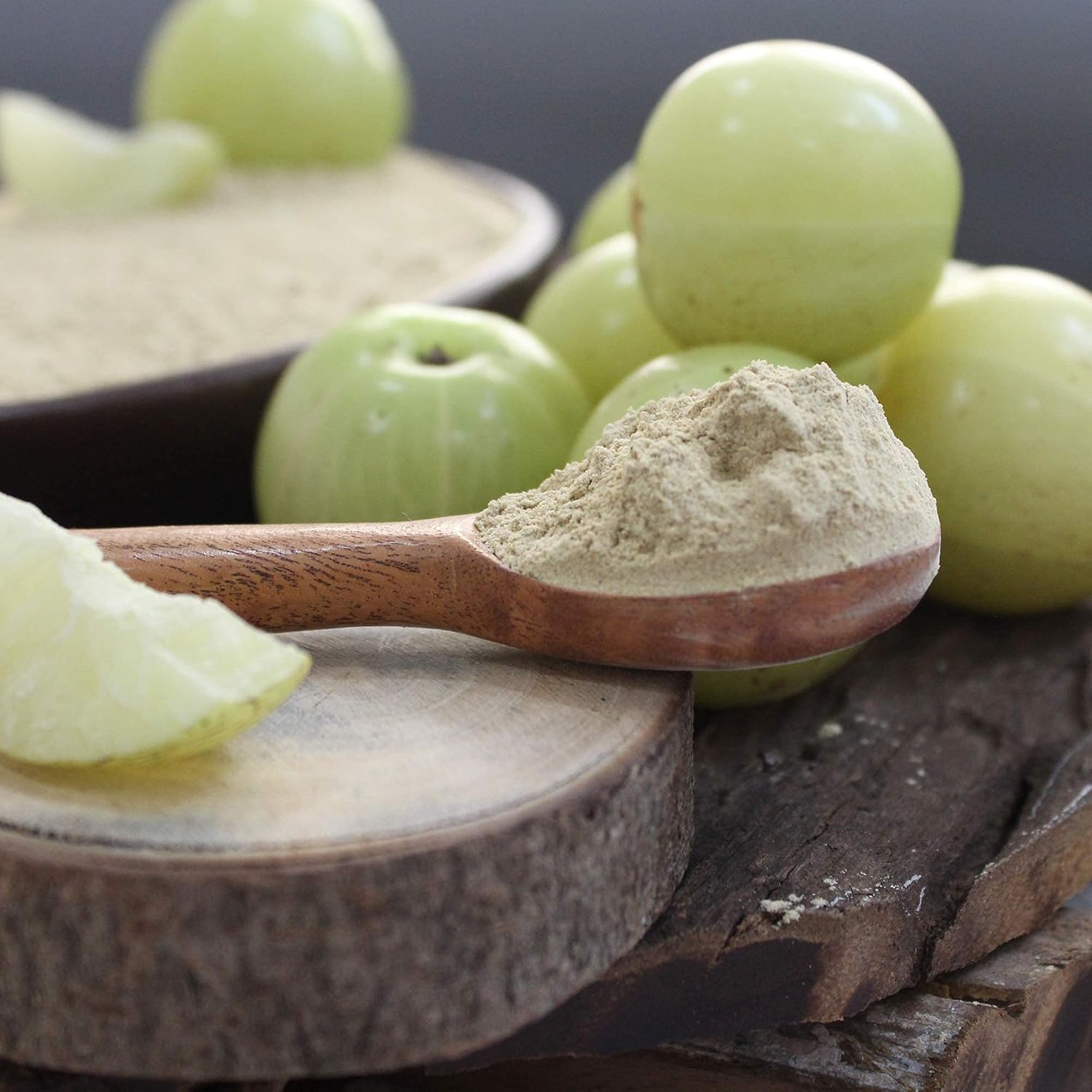 Organic Amla Powder (Amalaki / Indian Gooseberry) - 8.5 Ounce - Rich in Vitamin C, USDA Organic, Lab Tested