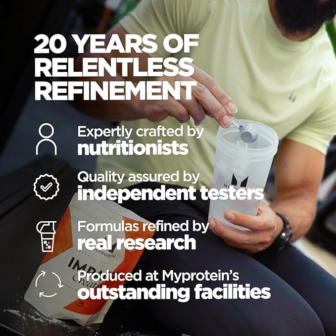 Myprotein Creatine Monohydrate Powder, 200 Servings (2.2lbs), Pure Unflavored Creatine Powder, Post/Pre Workout Supplement for All Sports & Exercises