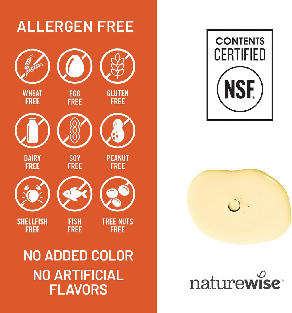 NatureWise Vitamin E 400 IU Softgels (180mg DL-Alpha) - Dairy, Gluten, and Soy Free, Non-GMO Antioxidant Dietary Supplement for Skin, Heart, Eye, and Immune Health Support - 200 Count