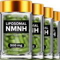 Liposomal NMNH Supplement 300mg – Boosts NAD Anti-Aging, Energy & Focus – NMM Capsules Alternative to for Cellular Vitality – Third-Party Tested, 240 Vegan Capsules | 4 Packs