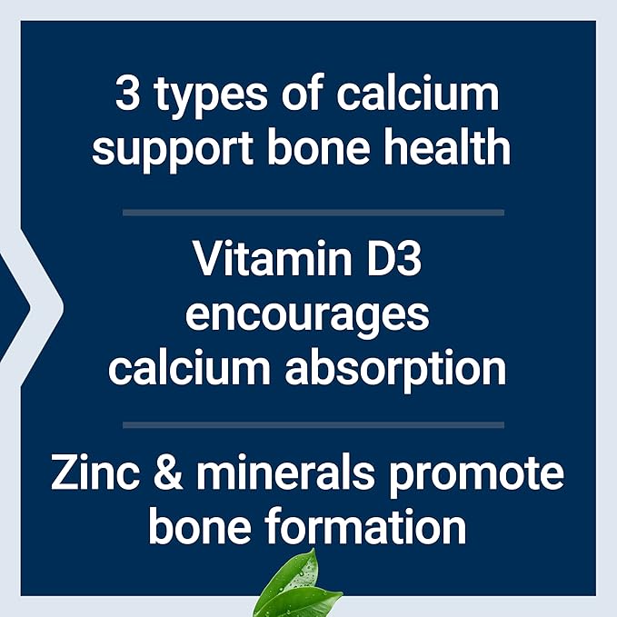 Life Extension Bone Restore Calcium Supplement, Vitamin D3, Magnesium, Boron, zinc, Manganese, Silicon, Helps Maintain Healthy Bone Density, Gluten-Free, Non-GMO, 120 Capsules