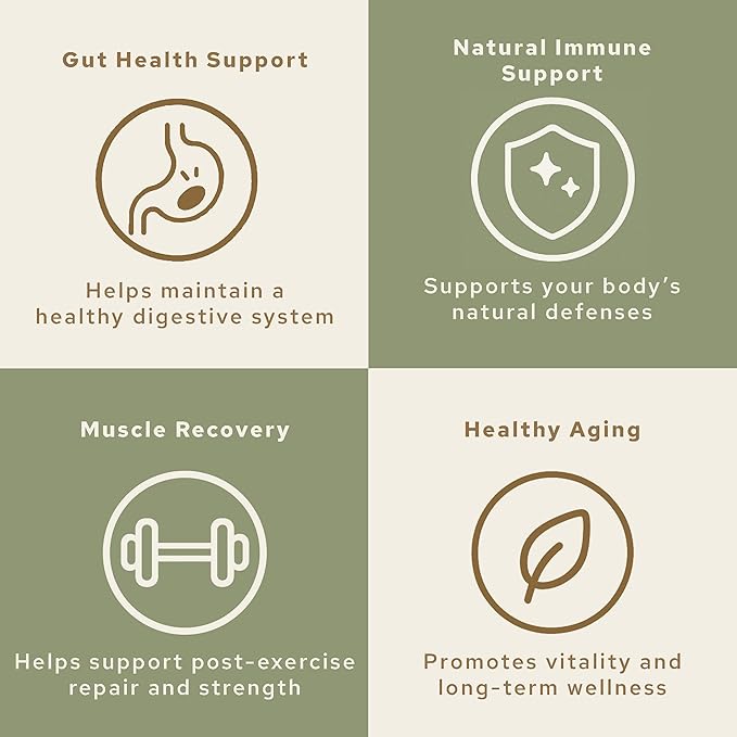 Colostrum Powder with IgG Antibodies – Unflavored Dietary Supplement, Clean Formula, Whole Food Nutrition – 60 Servings