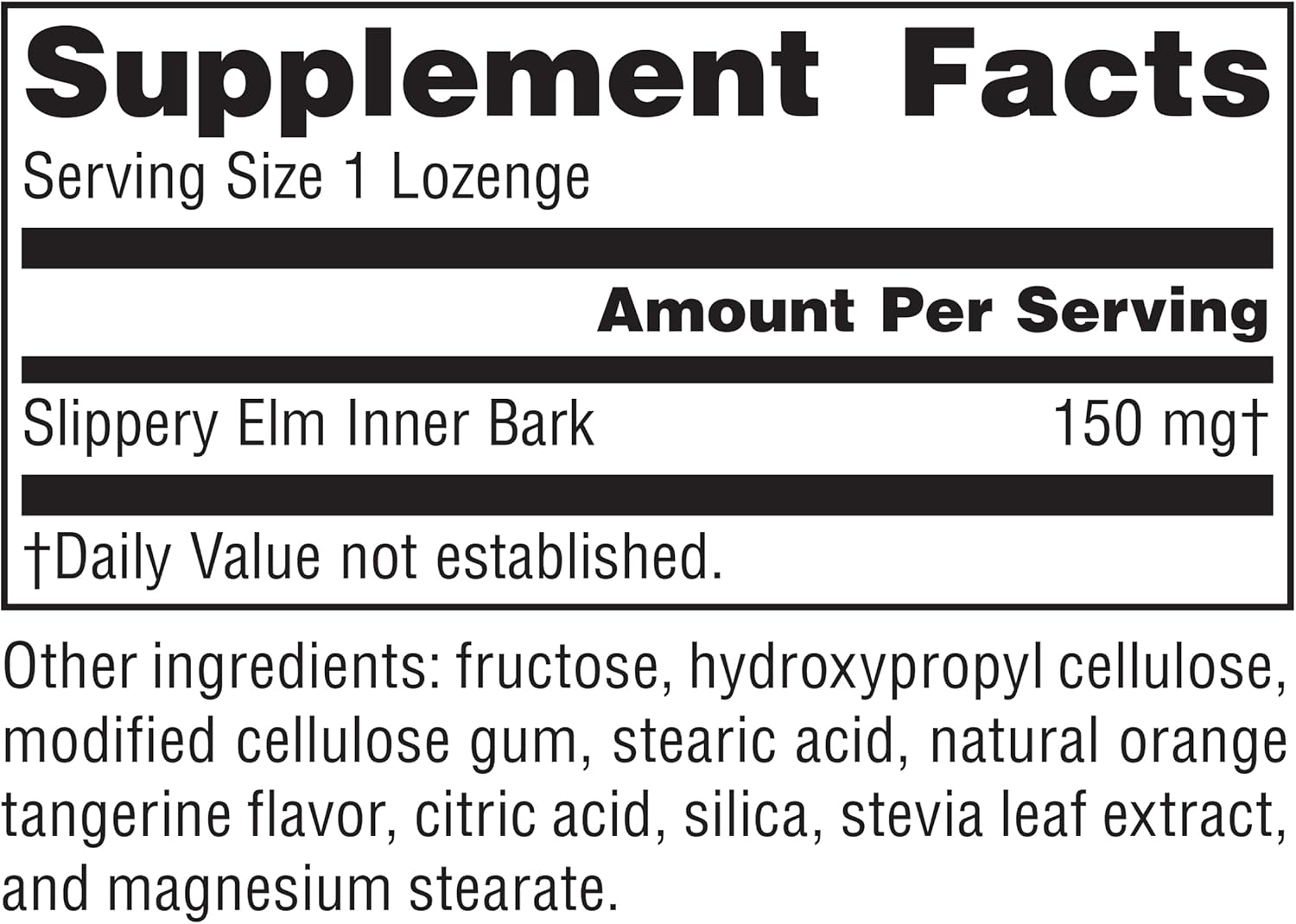 PLANETARY HERBALS Slippery Elm Lozenges, Tangerine, 200 Count