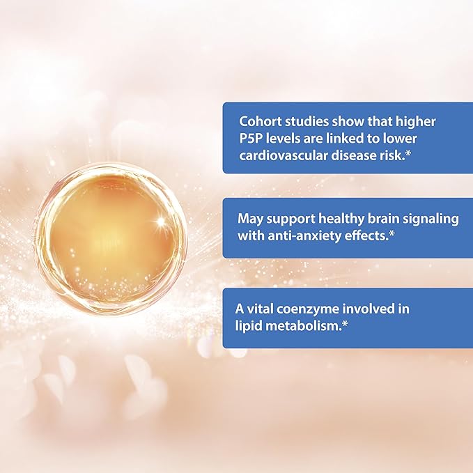 Naturalis Liposomal P-5-P 50mg Activated Vitamin B6 Nano-Emulsified in MCT Oil for Better Absorption | Non-GMO and Soy Free | Support Energy Metabolism and Neurological Function | 180 Softgels