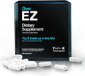 OVER EZ Pre-Drink Supplement - [$1.30 x Serving] Party Recovery & Prevention Pills for a Night Out & Better Mornings, Milk Thistle, Amino Acids, Vitamin Bs (30 Servings)