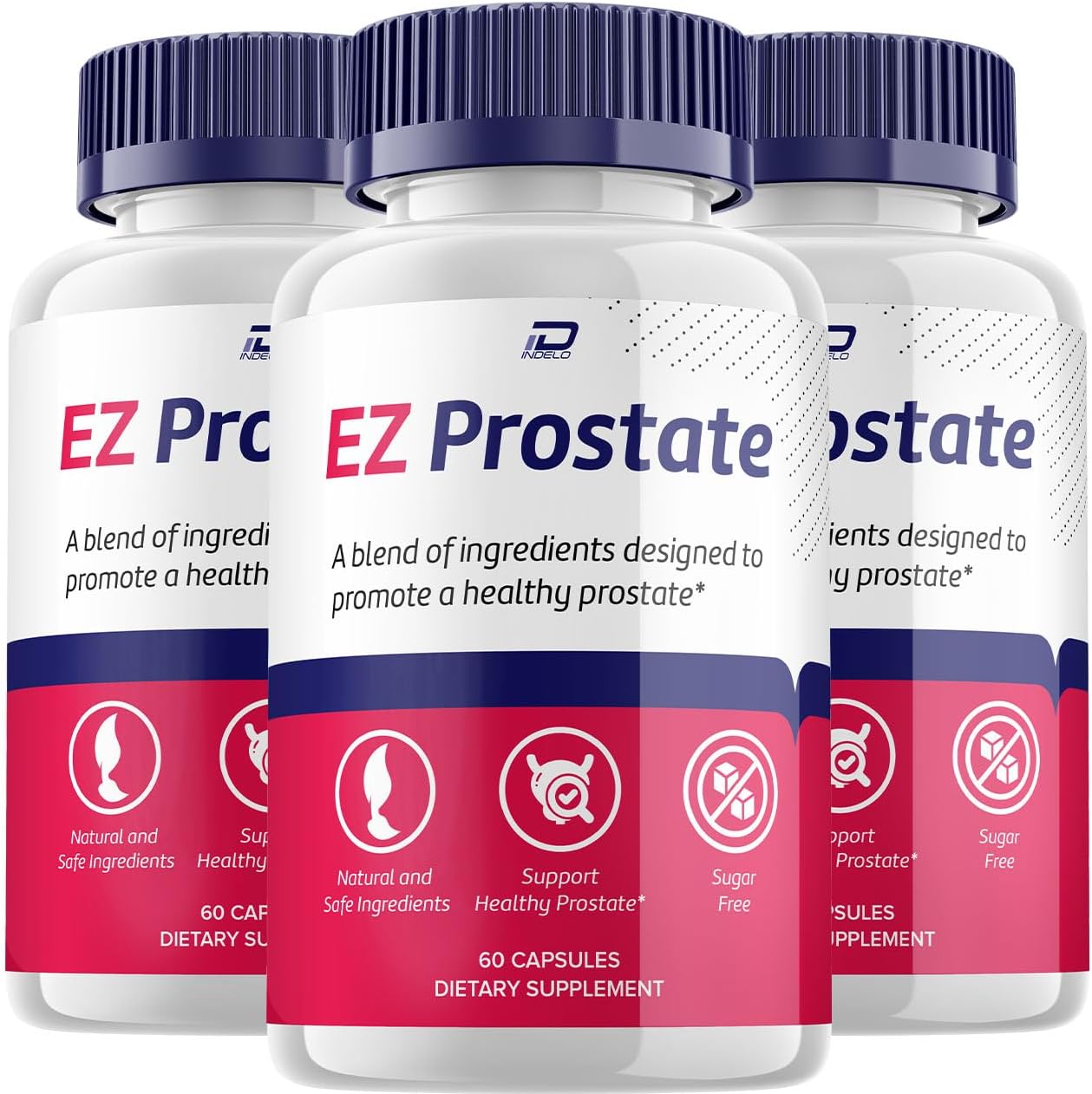 EZ Prostate Supplement for Men – EZProstate Pills Advanced Formula Supplements EZ Prostate for Men Health Supplement, Reviews (3 Pack - 180 Capsules)
