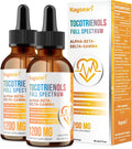 Full Spectrum of Tocotrienols Supplement 1200mg- Tocotrienol Vitamin E Liquid,Tocopherol-Free - Superior Antioxidant Blend - Higher Absorption - 2 Pack
