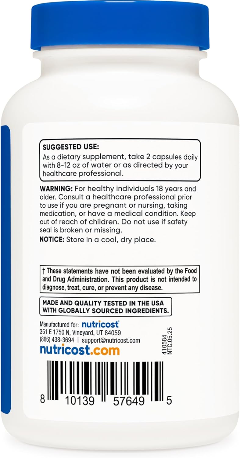 Nutricost Super Antioxidants (1000mg) 120 Capsules - Antioxidant Supplement for Men and Women, 60 Servings